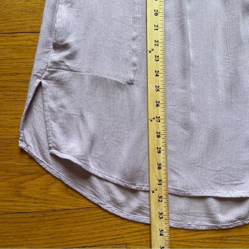 Prana Natasha Crinkled Tunic Bleached Lavender - Picture 6 of 11